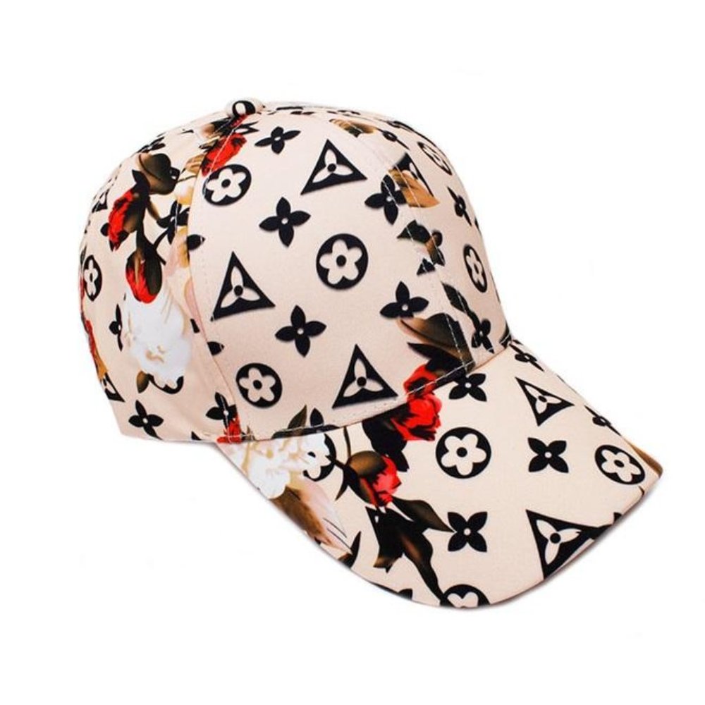 Designer inspire Floral Cap - Natural